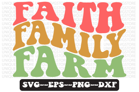 Faith Family Farm Quote Retro SVG: A Designer’s Review