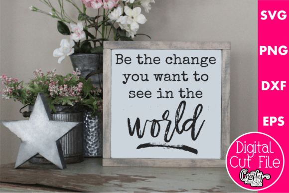 Review: Be the Change You Want to See Embroidery Design