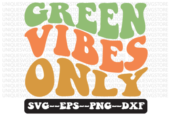 Reviewing Green Vibes Only Retro SVG for Embroidery