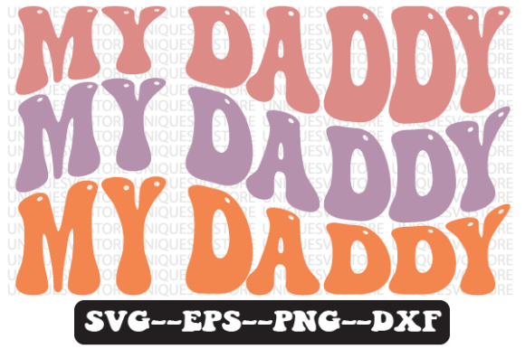Reviewing My Daddy Quote Retro Svg Design