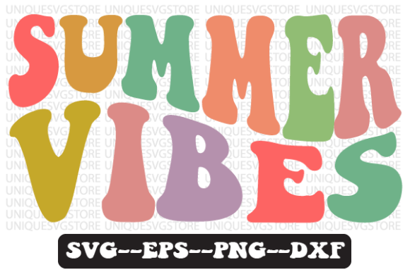 Reviewing Summer Vibes Quote Retro SVG for Embroidery