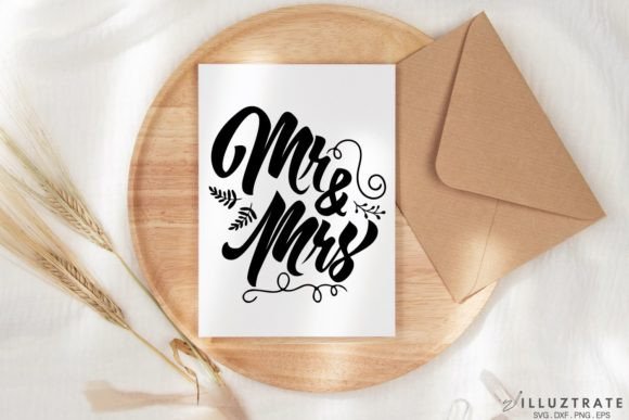 Reviewing the Mr and Mrs SVG Cut File Wedding Design